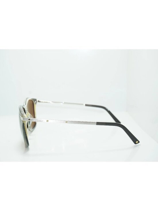 CARTIER CT0104SA 003 Olive Green / Military Green Acetate Sunglasses France Desi main image 4
